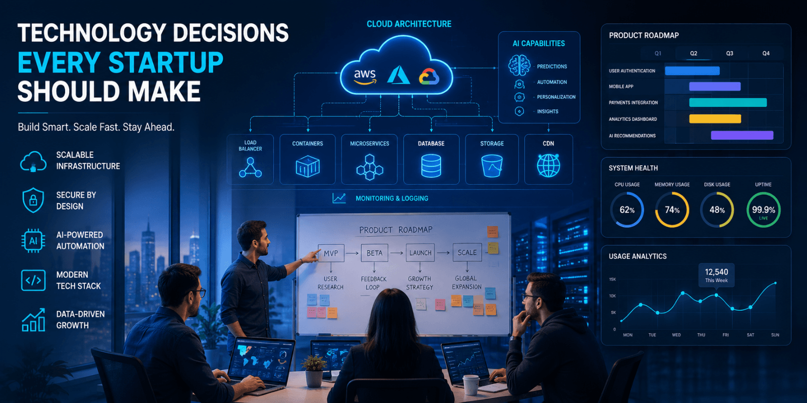 Technology Decisions Every Startup Should Make Before Scaling