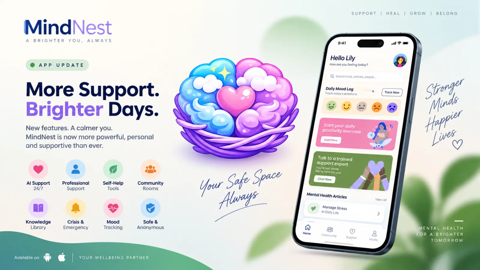 MindNest — product screenshot
