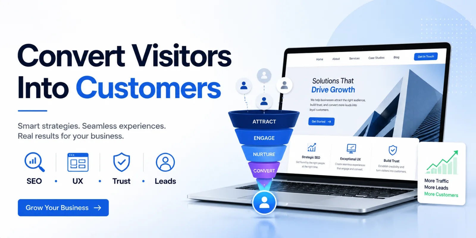 How to Create a Business Website That Converts Visitors into Customers